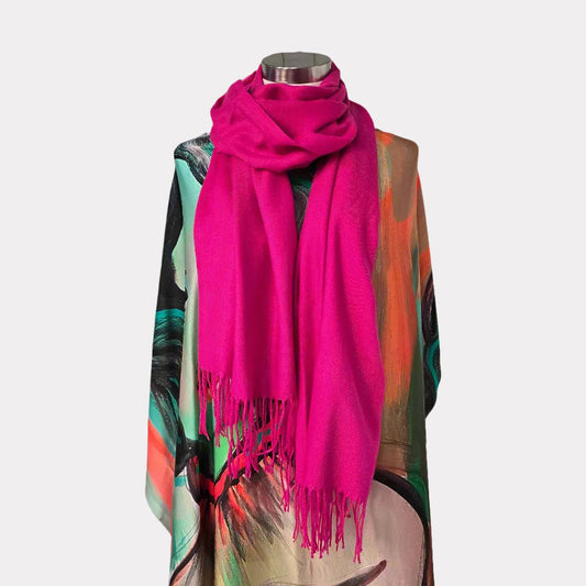 Raspberry Pink Scarf