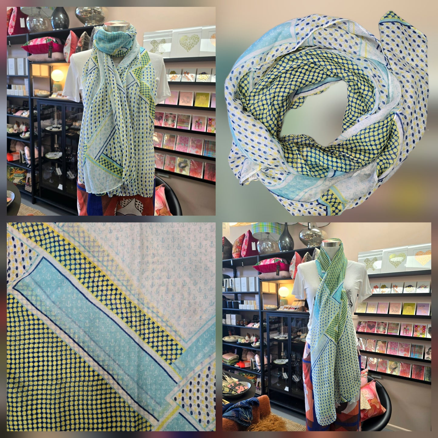 Spotty Summer Scarf