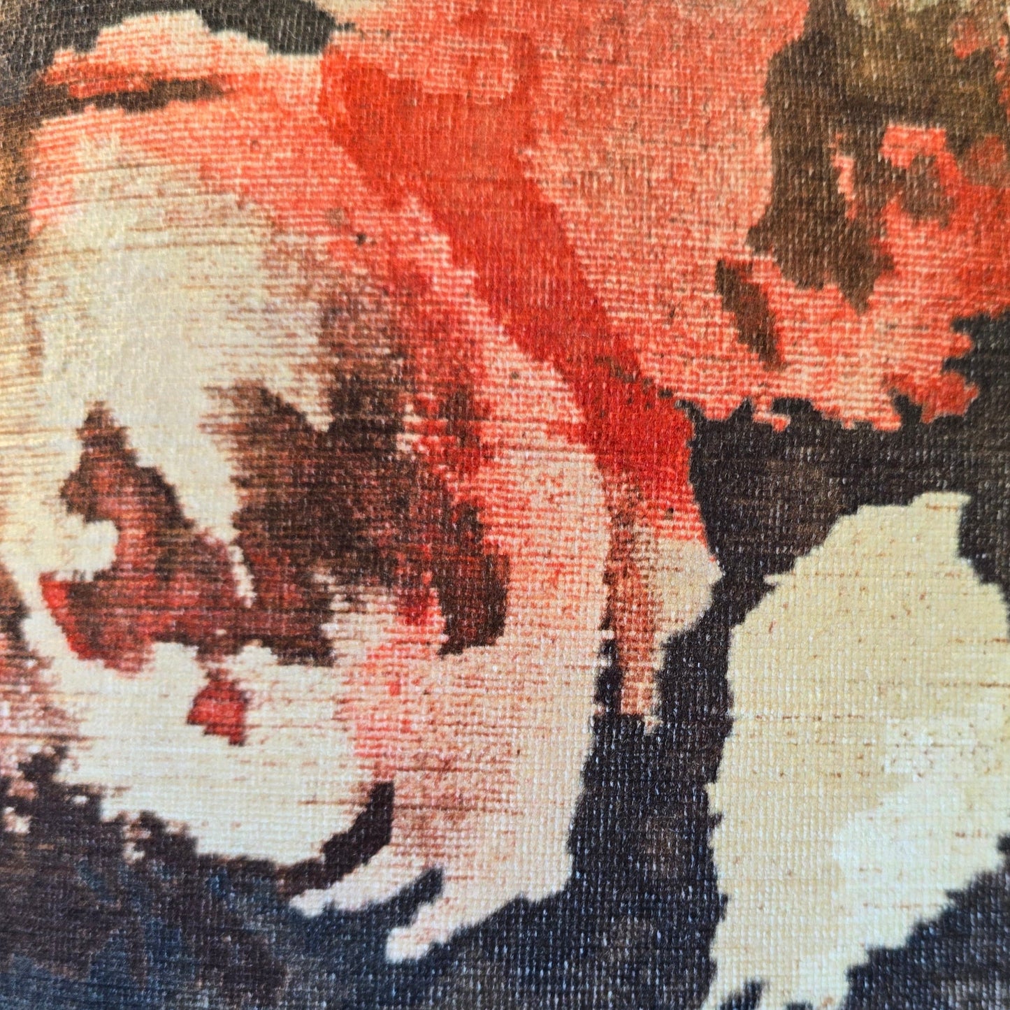Abstract Flower Cushion
