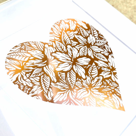 A Little Love Print | Rose Gold