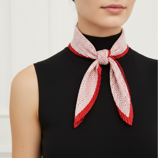 Antler Mixprint Red | Neck Scarf