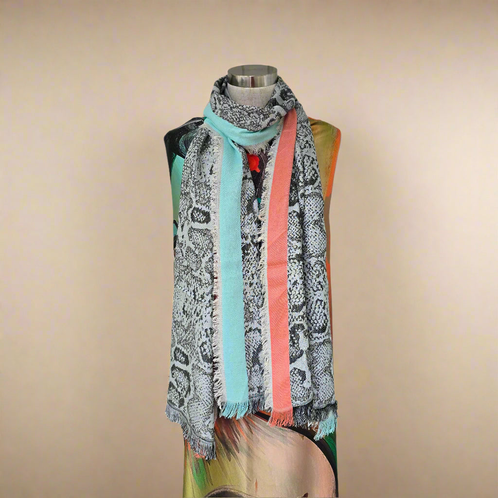 Snake Print Scarf