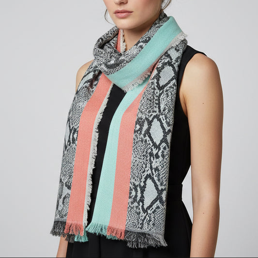 Snake Print Scarf