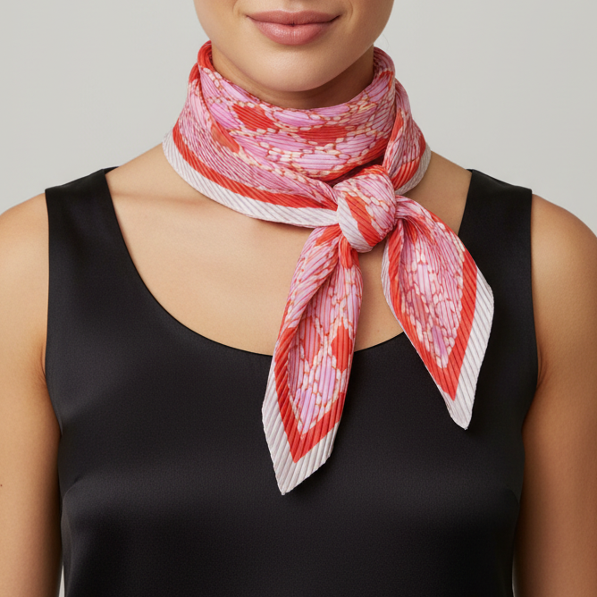 Retro Pink Diamond | Neck Scarf