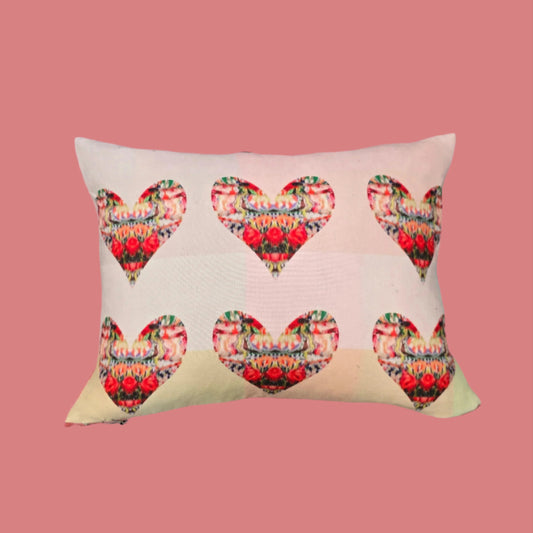 Full of Aroha | Linen Cushion