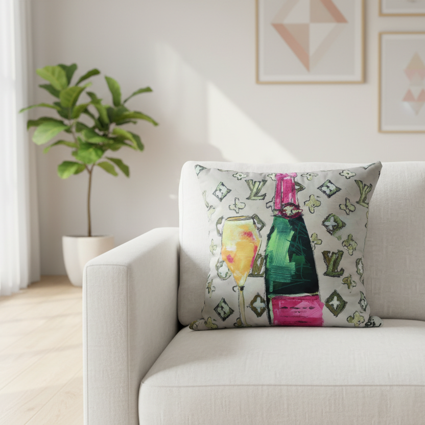 Le Forge | Art Cushion Velvet LV
