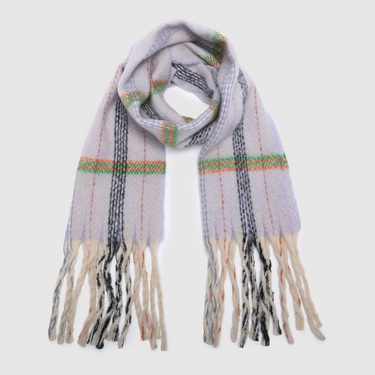 Bristol Tartan Scarf | Lilac