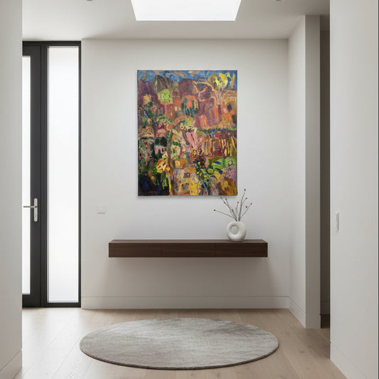 Curiosity Painting | Mixed Media
