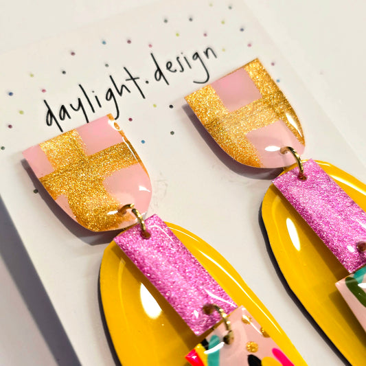 Daylight Design Resin Earrings | Style 10