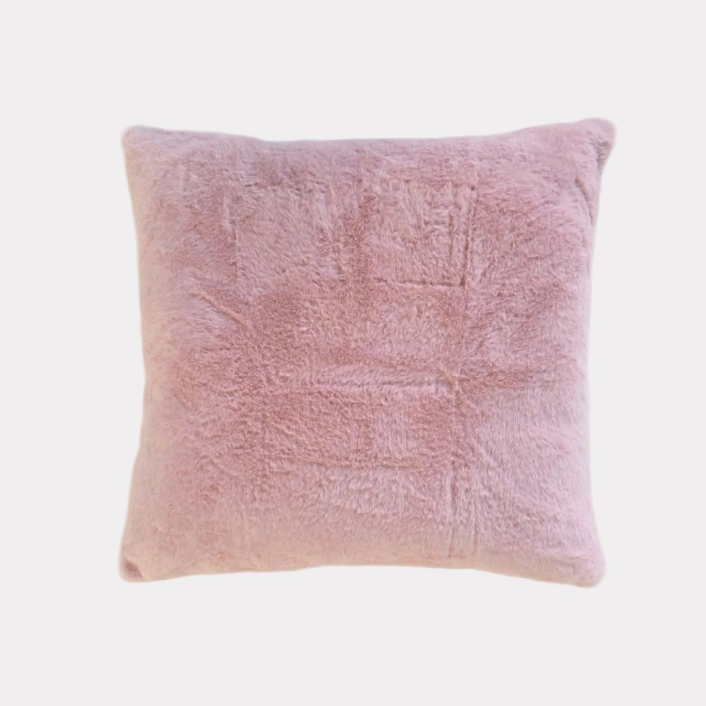 Faux Fur | Dusky Pink Cushion
