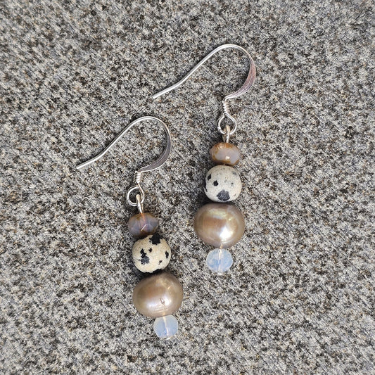 Organic Bead Earrings | Set 10