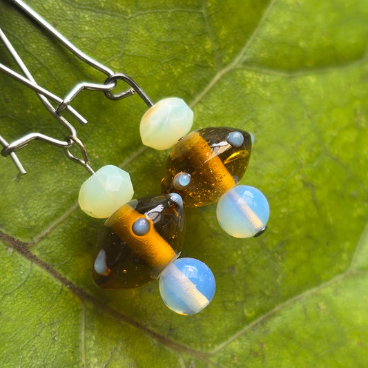 Opalite + Gemstone Earrings | Set 23