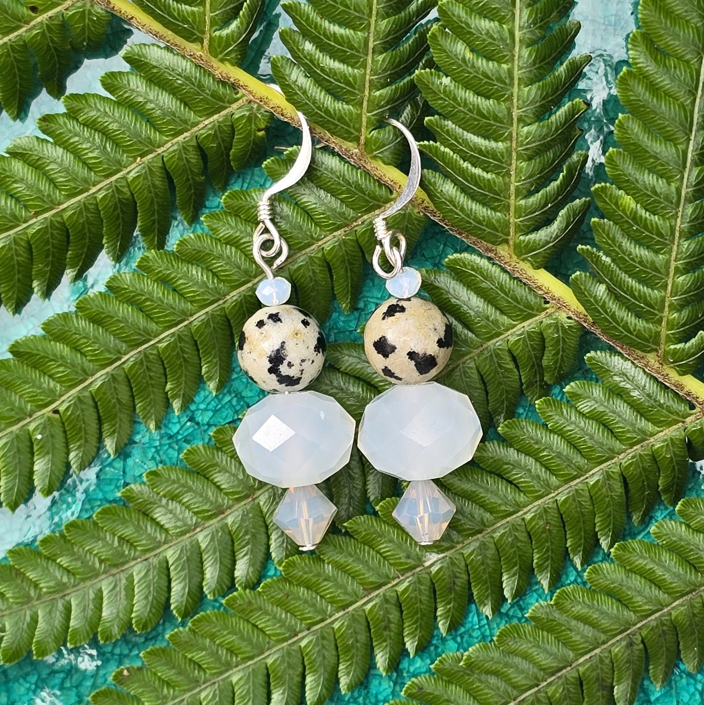 Oplalite + Jasper Earrings | Set 25