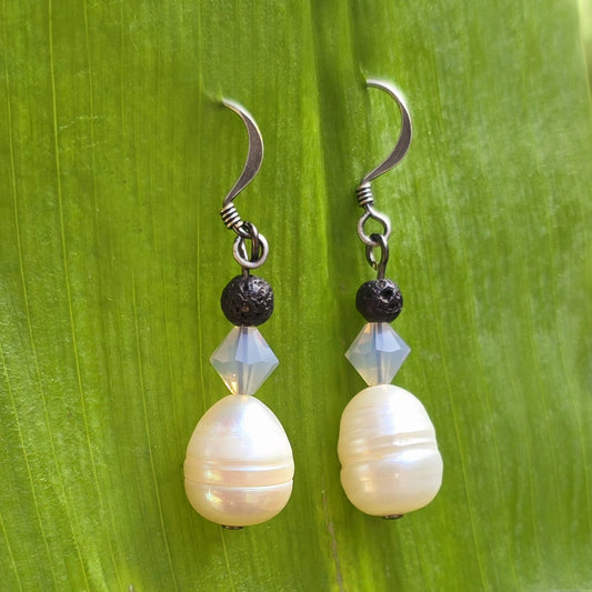 Pearl and Swarovski Earrings | Set 36