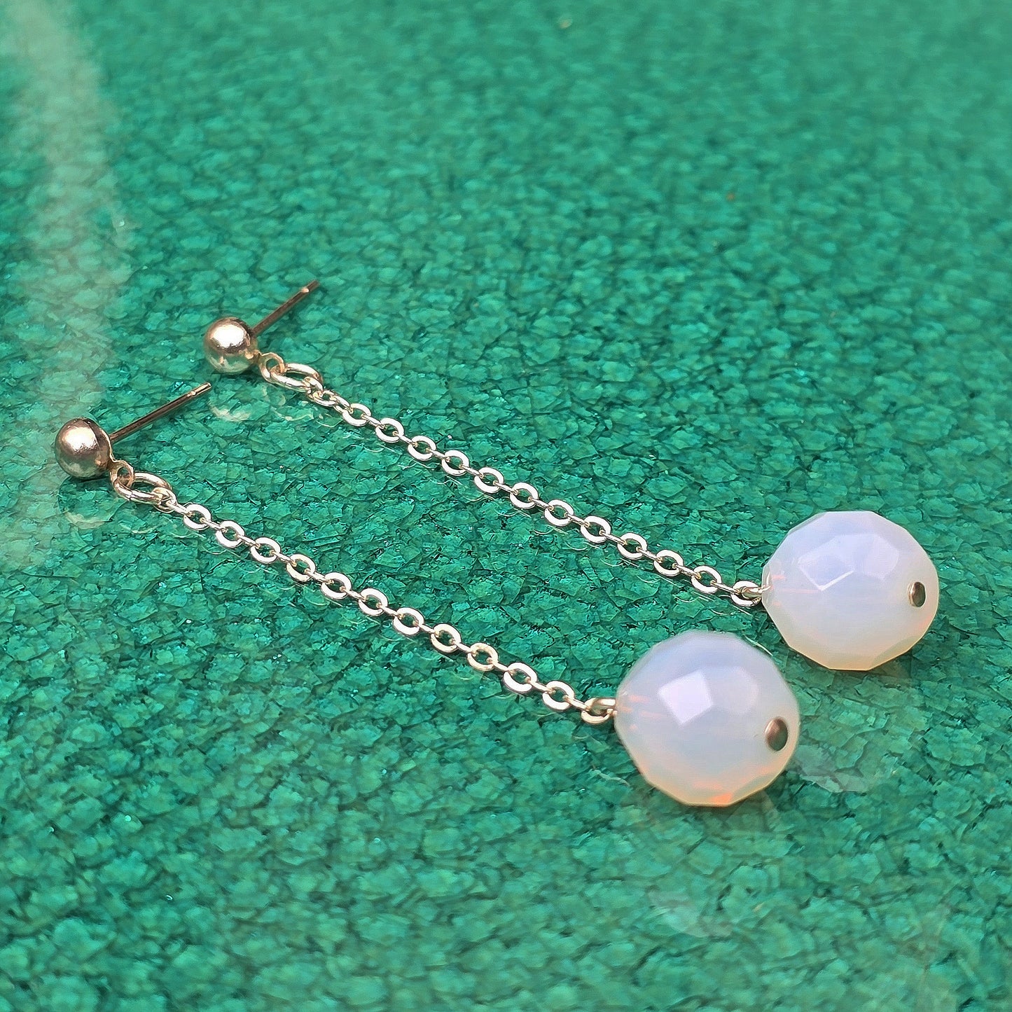 Moonstone Dome Earrings | Set 41