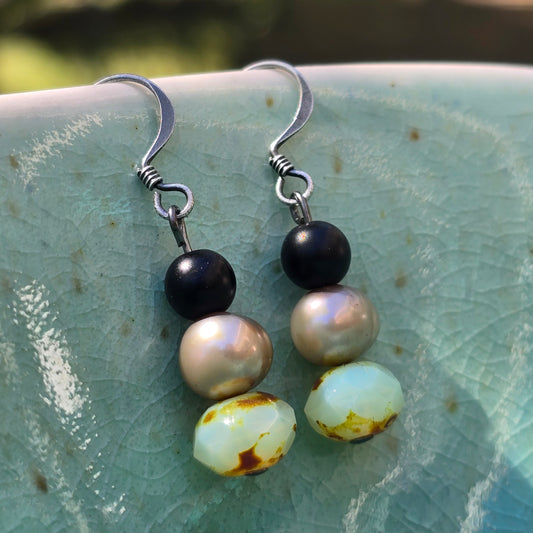 Organic Bead Earrings | Set 12