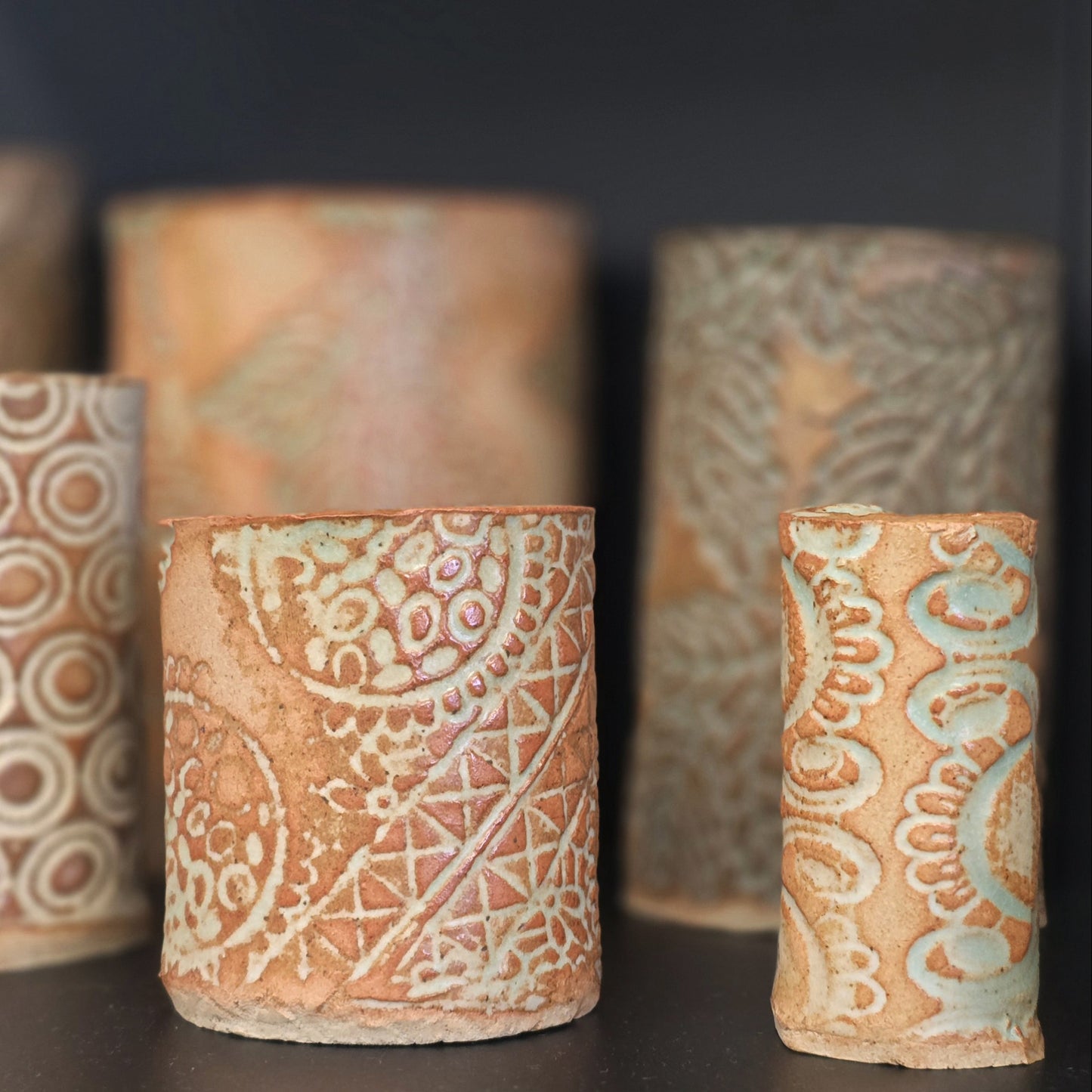 Earthware Lace Vase | 2