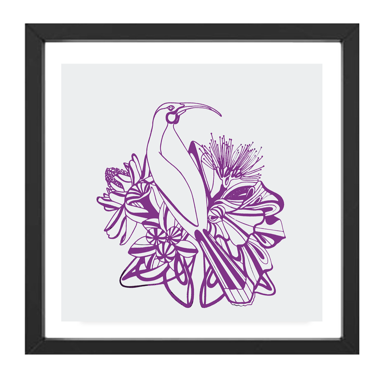 Letterpress Huia | Mini Print