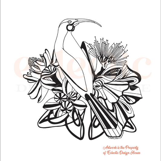 Huia_Womans_T-Shirt_eclecticdesignhouse