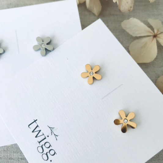 Meadow Bloom Studs | Gold