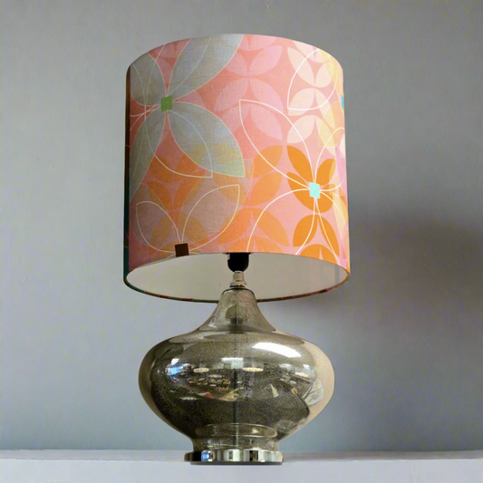 Mercury Tartan Floral Lamp