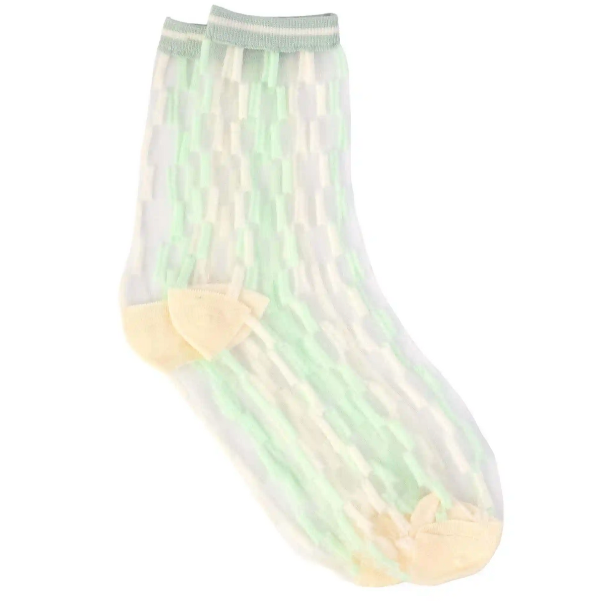 Mint Green Sheer Socks