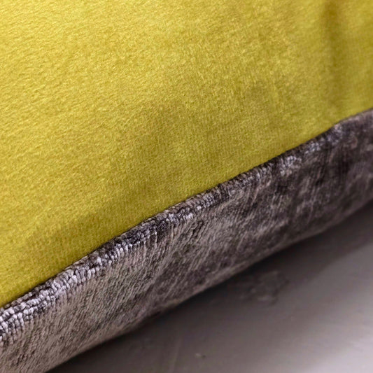 Mustard Moth | Velvet Cushion