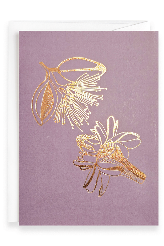 Pohutukawa | Foiled Greeting Card