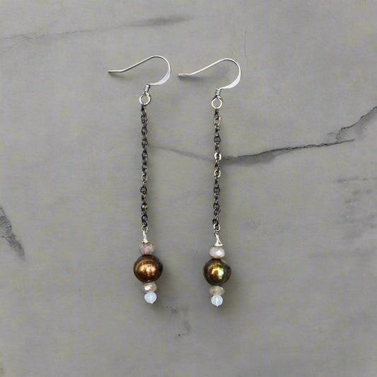 Pearl + Swarovski Earrings | Set 28