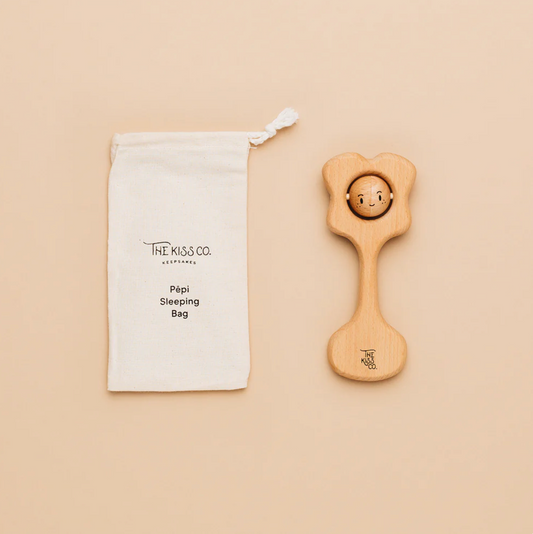 Pēpi Kiss - All Natural Teething Rattle