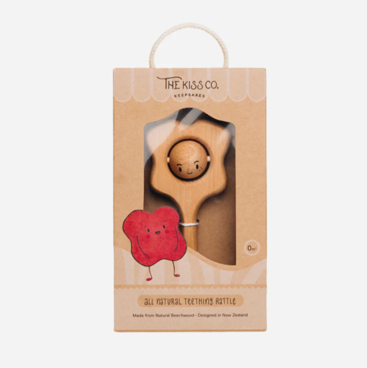 Pēpi Kiss - All Natural Teething Rattle