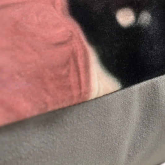 Retro Hibiscus | Velvet Cushion