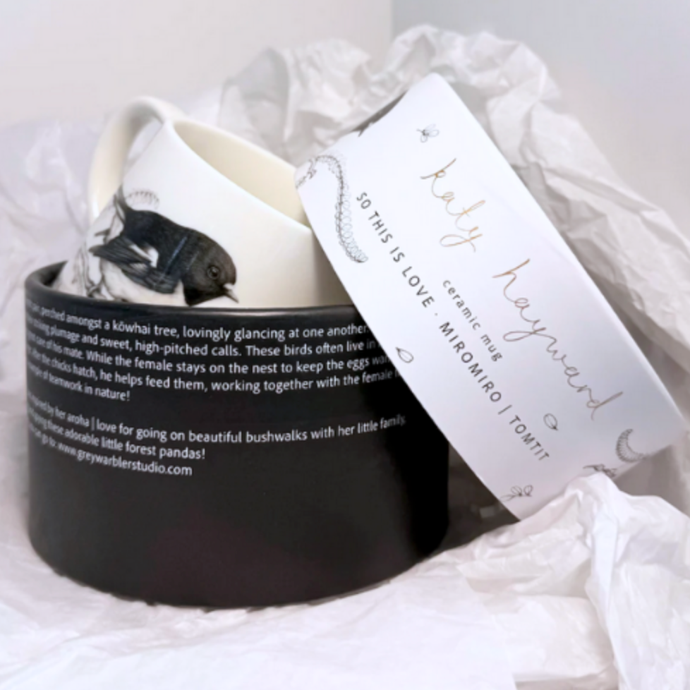 So this is Love Miromiro/tomtits Mug | Kathy Hayward