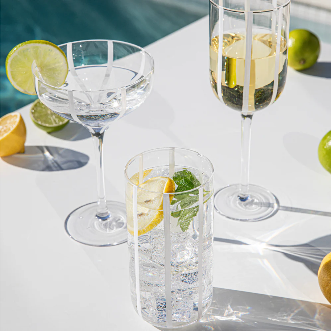 Cocktail Glass Set | White