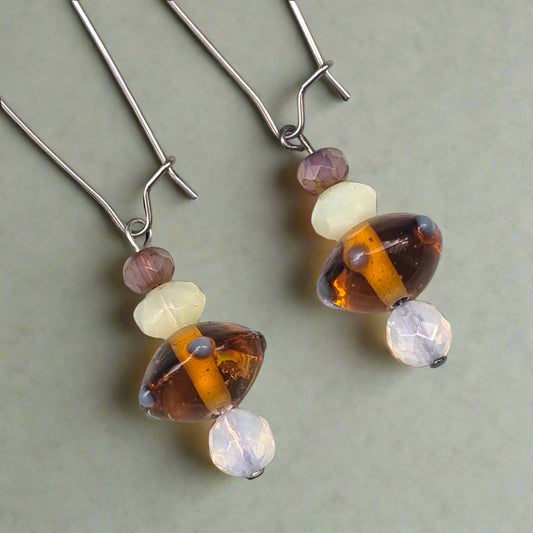 Swarovski + Glass Earrings | Set 21