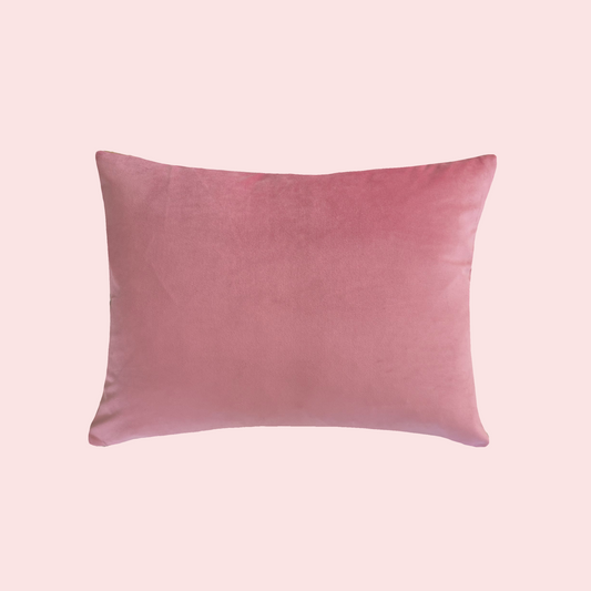 Tartan Flora Blue | Velvet Cushion