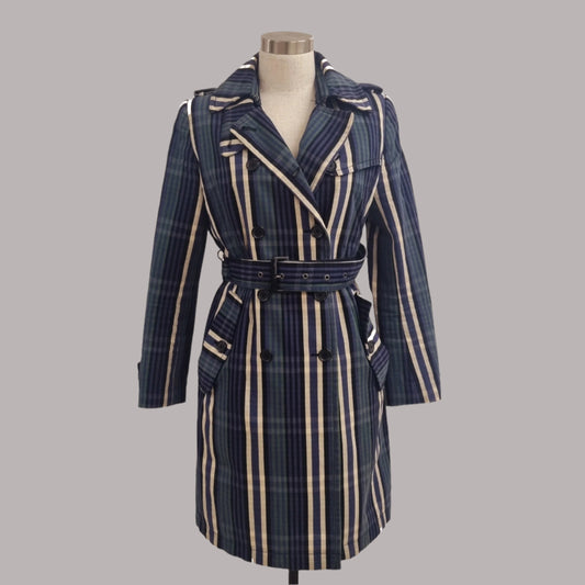 Tartan Trench Jacket | Pre Loved