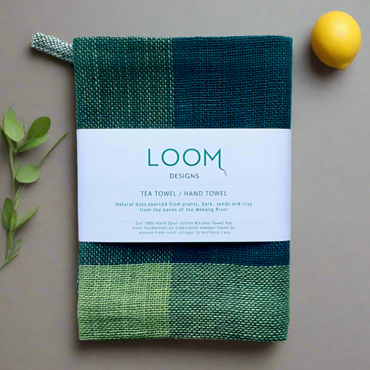 Tea Towel | Green on Green