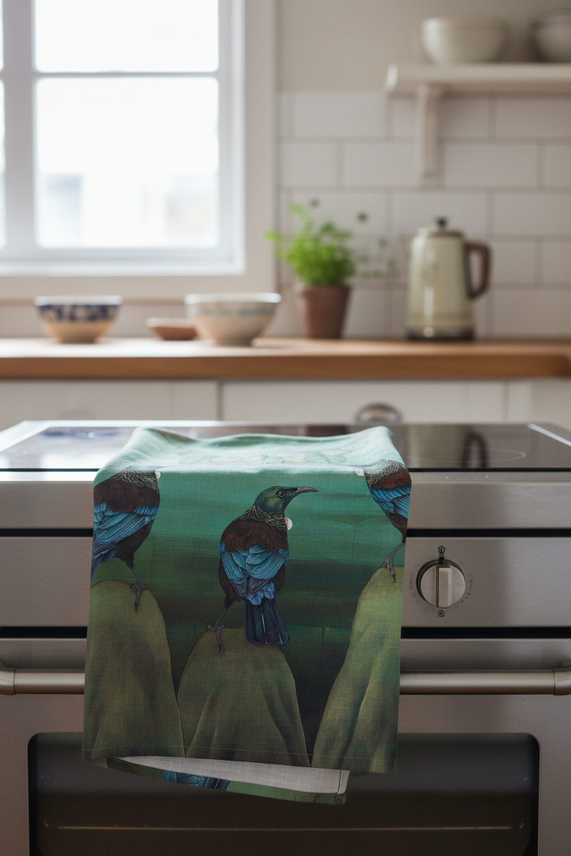 Tea Towel | Tui+ the Kawakawa Necklace