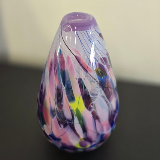 Tear Drop Vase | Lilac Rainbow
