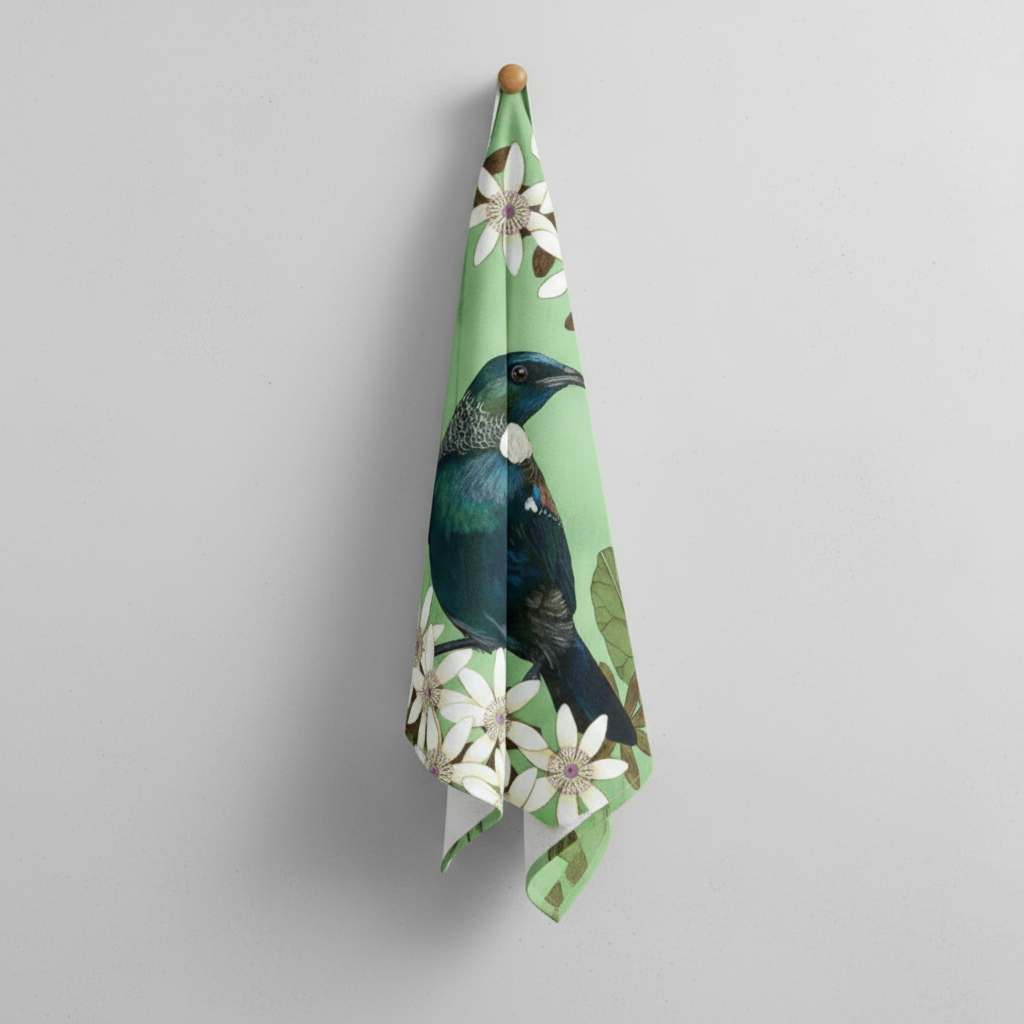 Tea Towel | Tui in the Sky Flowers