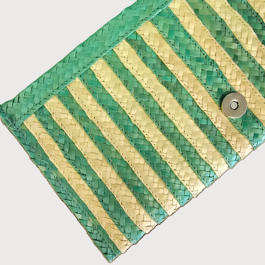 Woven Clutch | Mint