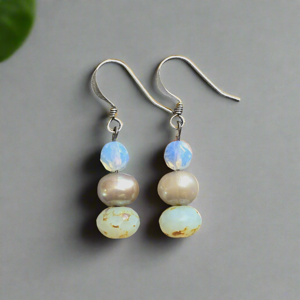 Organic Bead Earrings | Set 7