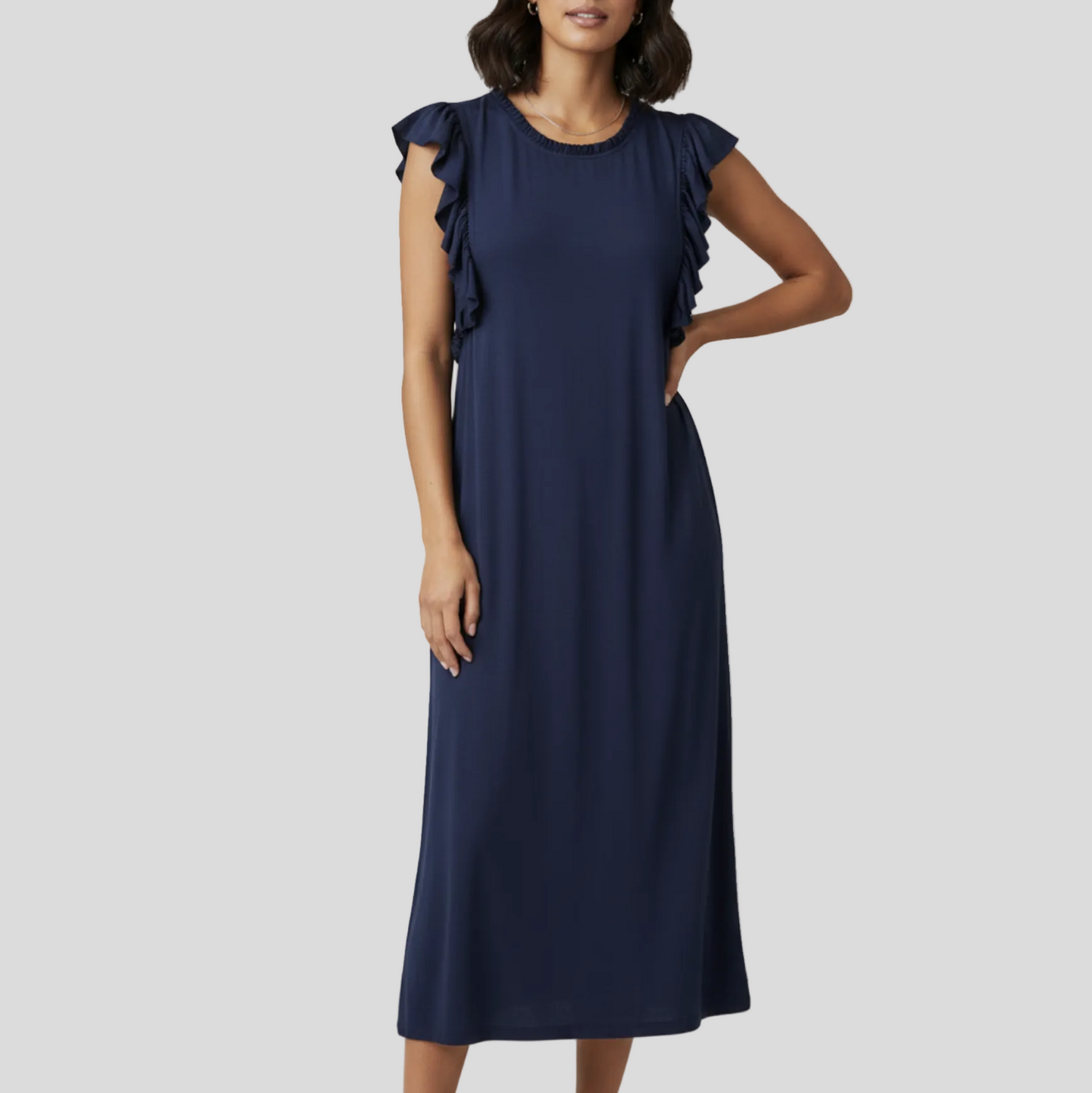 Navy Briarwood Dress | Pre Loved