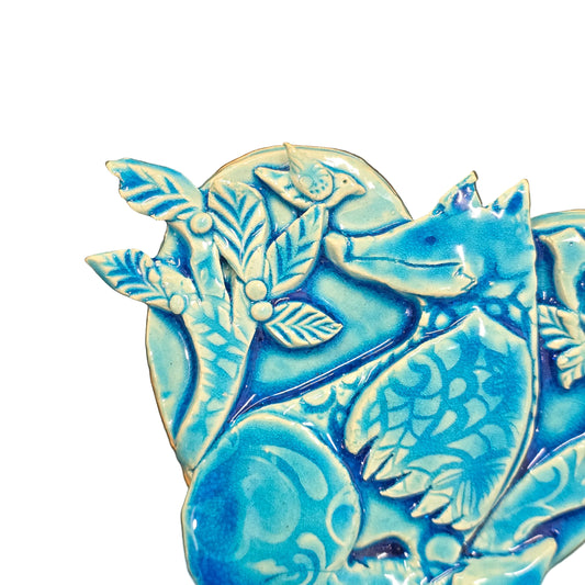 Fox Heart | Ceramic Wall Art