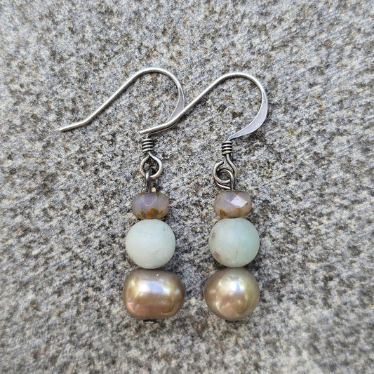 Organic Bead Earrings | Set 5