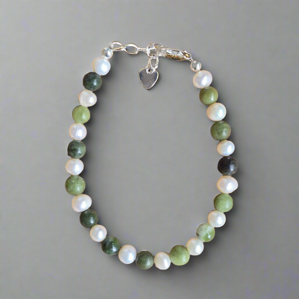Sadie Bracelet | Nephrite Jade