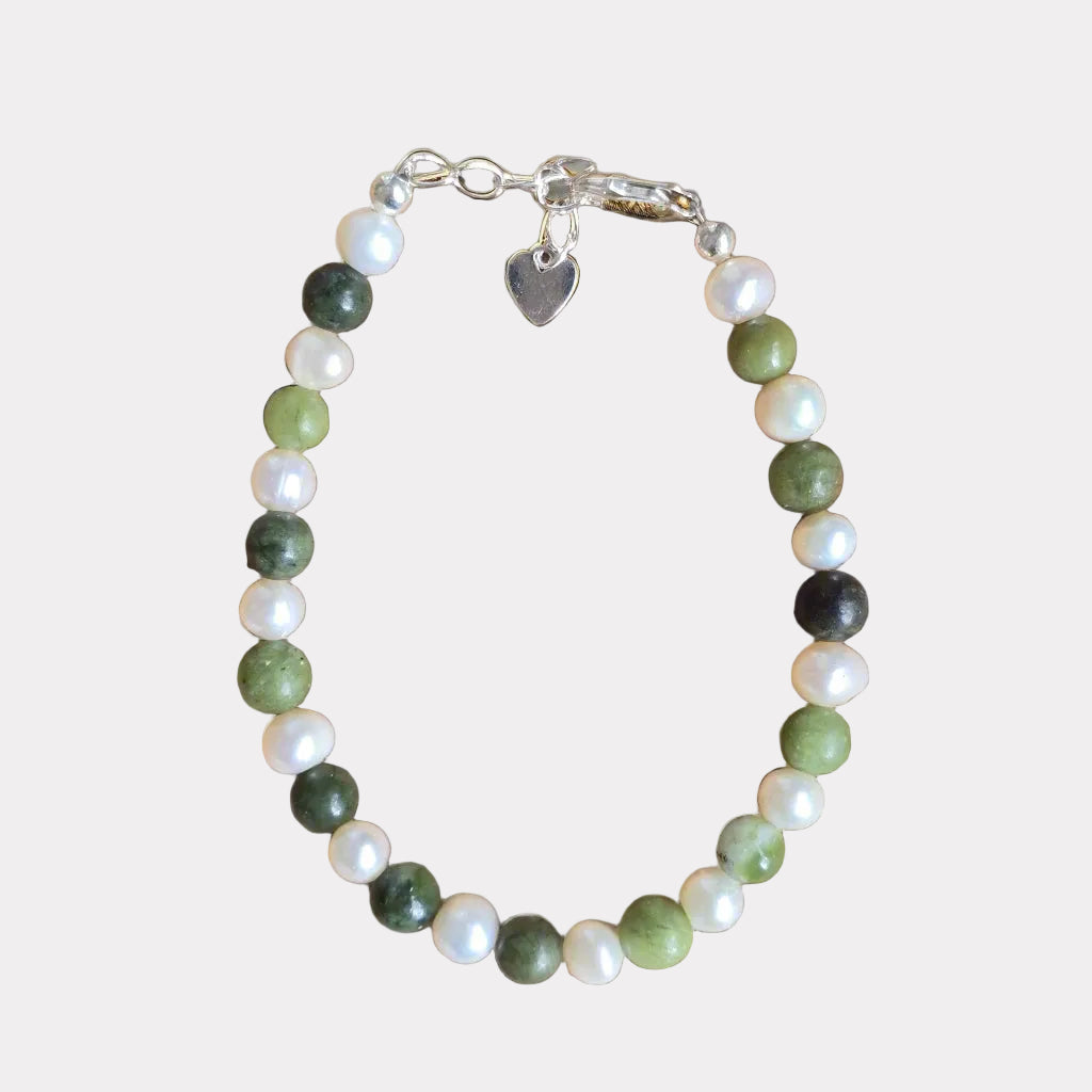 Sadie Bracelet | Nephrite Jade