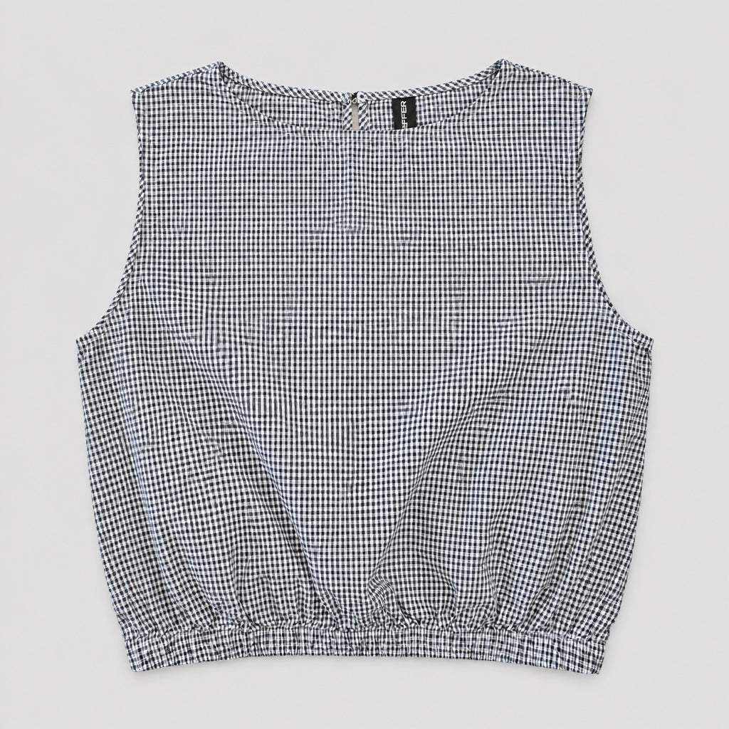 Huffer Check Top | Pre Loved