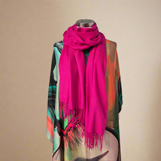 Raspberry Pink Scarf